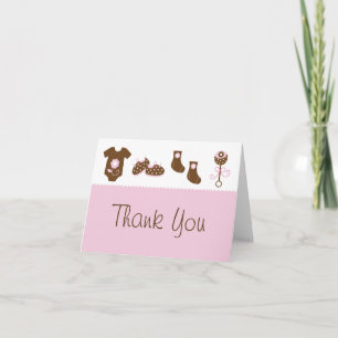 Cartes baby shower Merci