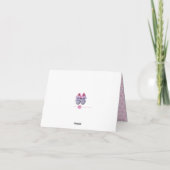 Cartes baby shower Merci (Dos)