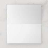 Cartes baby shower rose et crème (Intérieur déplié)