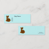 Cartes baby showers (Devant / Derrière)