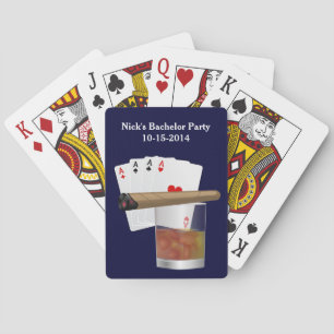Cartes Bachelor Party Carte de jeu personnalisée Deck
