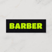 Cartes Barber QR personnalisées (Devant)