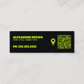 Cartes Barber QR personnalisées (Dos)