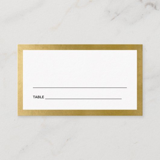 CARTES BAT MITZVAH SIMPLE PROPRE FAUX GOLD BAR (Devant)