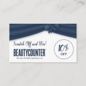 Cartes Beautycounter Scratte Off (Dos)