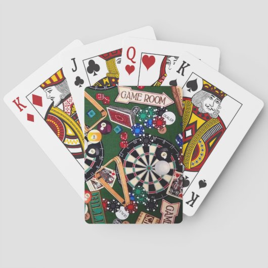 Cartes Billards de pièce de jeu (dos)