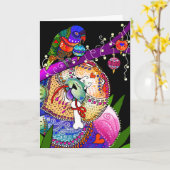 Cartes BINDI CHOWLIDAY (Fleur jaune)