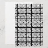 Cartes Bingo Noires (Devant / Derrière)