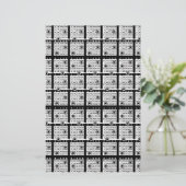Cartes Bingo Noires (Debout devant)