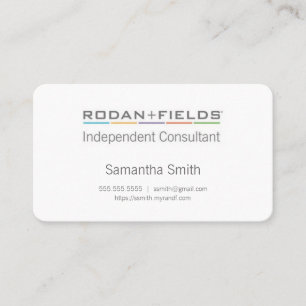 Cartes Biz Régimen avec cases à cocher Couleur