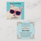 Cartes Biz Sitter Sitting pour animaux de compagni (Devant / Derrière)