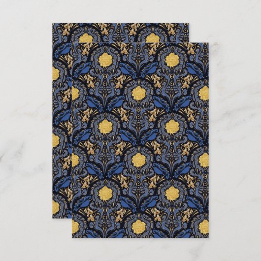 Cartes blanches Blur Bird Paper (Devant / Derrière)