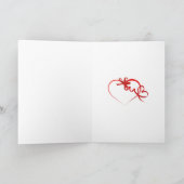 Cartes blanches de Joyeux Noël de chat (Intérieur)