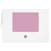 Cartes blanches Pointe Polka (Rose & Aqua) (Dos Horizontal)