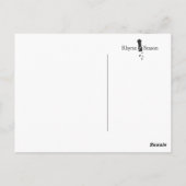 Cartes Blank Recette Design Note par Rhyme & Seaso (Dos)