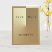 Cartes BLEU NOTE (Fleur jaune)