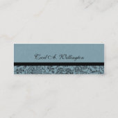 Cartes bleues de maman de fleur (Dos)