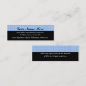 Cartes bleues de profil de plaid (Devant / Derrière)