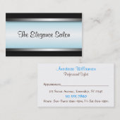 Cartes bleues de rendez-vous d'initiés (Devant / Derrière)