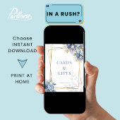 Cartes bleues Dusty Cadeaux Poster