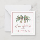 Cartes cadeau de Noël personnalisées (Devant)