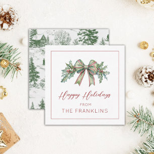 Cartes cadeau de Noël personnalisées