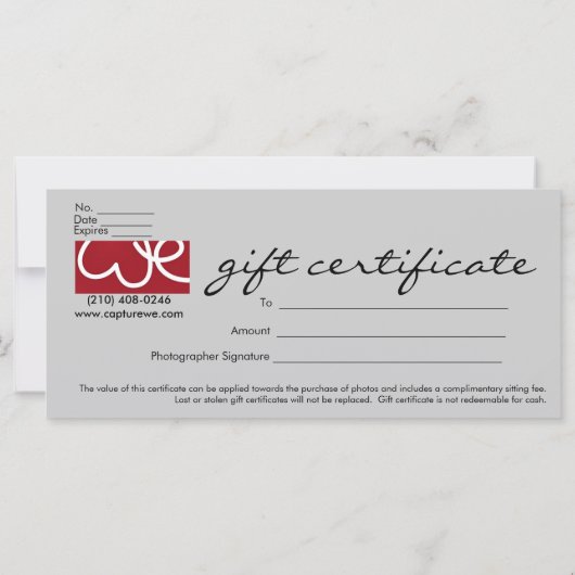 cartes cadeaux (Dos)