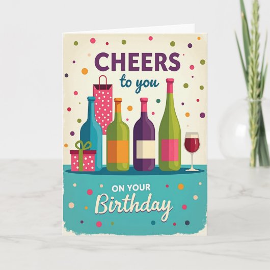 Cartes Cadeaux de Joyeuses Bouteilles (Devant)