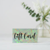 Cartes cadeaux de la boutique Green Opal (Debout devant)
