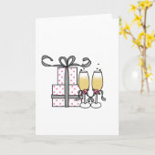 Cartes cadeaux et Champagne (Fleur jaune)