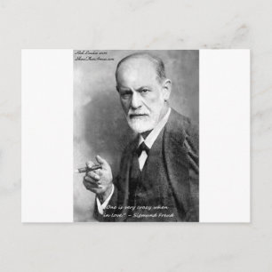 Cartes Cadeaux etc. Amoureux Fou de Freud Citation