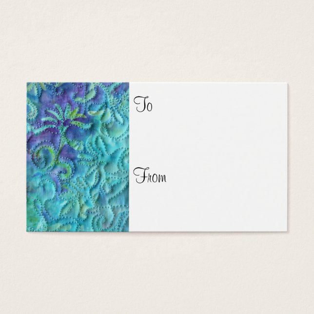 Cartes-cadeaux fleuristes "Dream in Blue" (Devant)