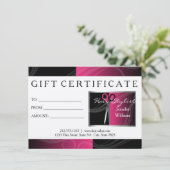 Cartes cadeaux Hair Salon (Debout devant)