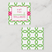 Cartes Cadeaux Lattice & Grosgrain (Devant / Derrière)