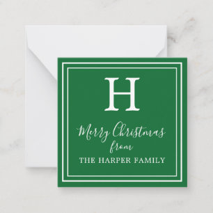 Cartes Cadeaux Monogrammes Classiques