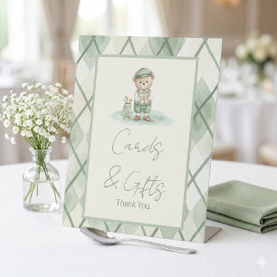 Cartes & Cadeaux  Panneau Fête de Naissance Golf S