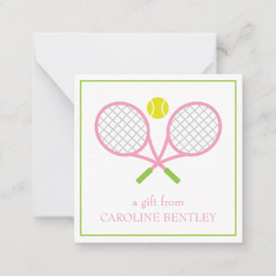 Cartes Cadeaux Personnalisées Racquettes De Tennis