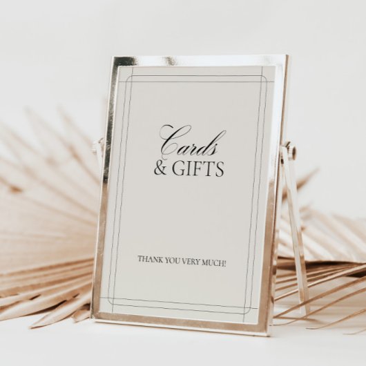 Cartes & Cadeaux Vintage Classic Clair Gris