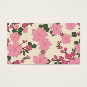Cartes cadeaux Vintages florales roses