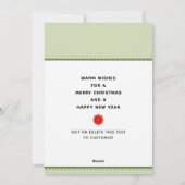 Cartes Calendrier de Noël (Dos)