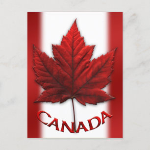 Cartes Canada Drapeau Cartes de voeux personnalisé
