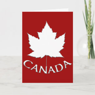 Cartes Canada Drapeau Cartes de voeux personnalisé