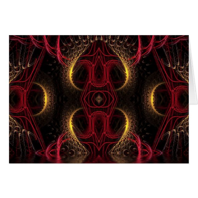 Cartes cardiaques fractales (Devant horizontal)