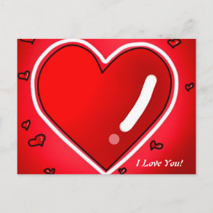 Cartes cardiaques Je t'aime
