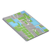 Cartes Carnet spiral - Bleu (Côté Droit)