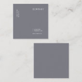 Cartes carrées souples modernes minimalistes (Devant / Derrière)