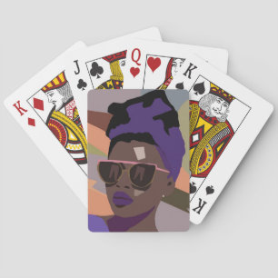 Cartes Carte de jeu afro-américaine