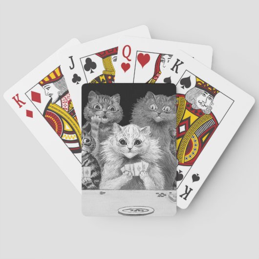 Cartes Carte de jeu de chat, Louis Wain (dos)