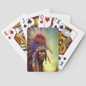 Cartes Carte de jeu des Ojibwe d'Amérique (dos)