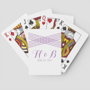 Cartes Carte de jeu moderne violet